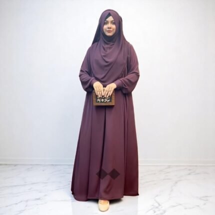 Abaya Ayra - Premium Cheri Fabric with Hijab